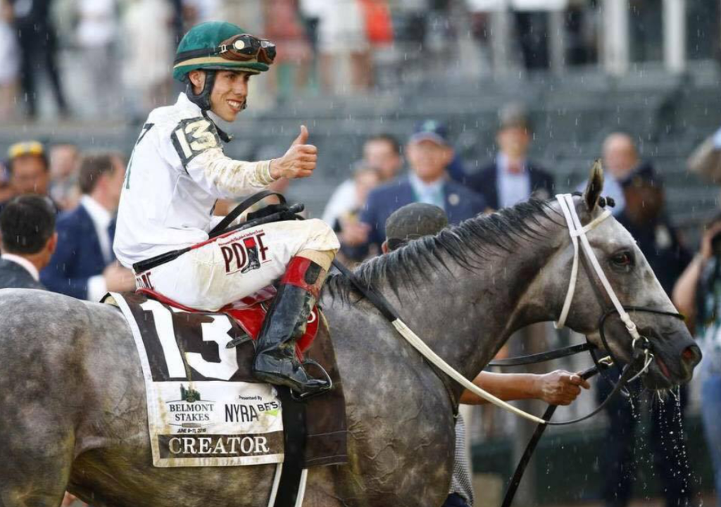 Belmont winners Creator and Irad Ortiz, Jr. (NYRA/Coglianese)