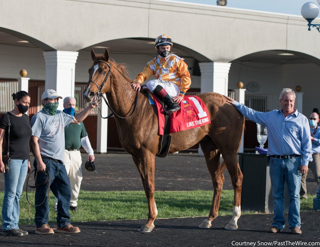 Like the King wins Jeff Ruby Stakes, Past the Wire