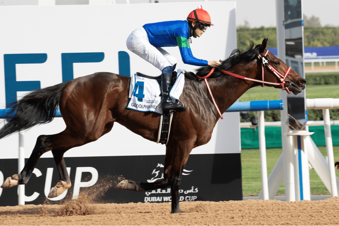 Japan Strikes Early As Bathrat Leon Lands Godolphin Mile Past The Wire