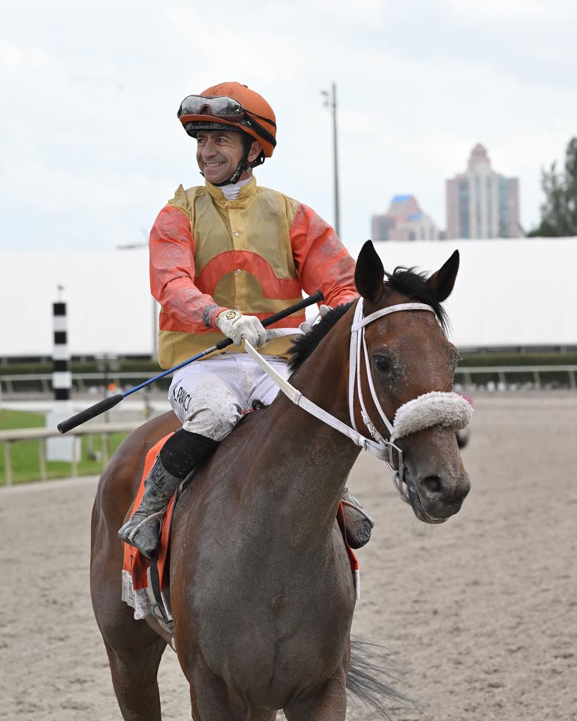 Luca Panici all smiles after winning The Inside Information