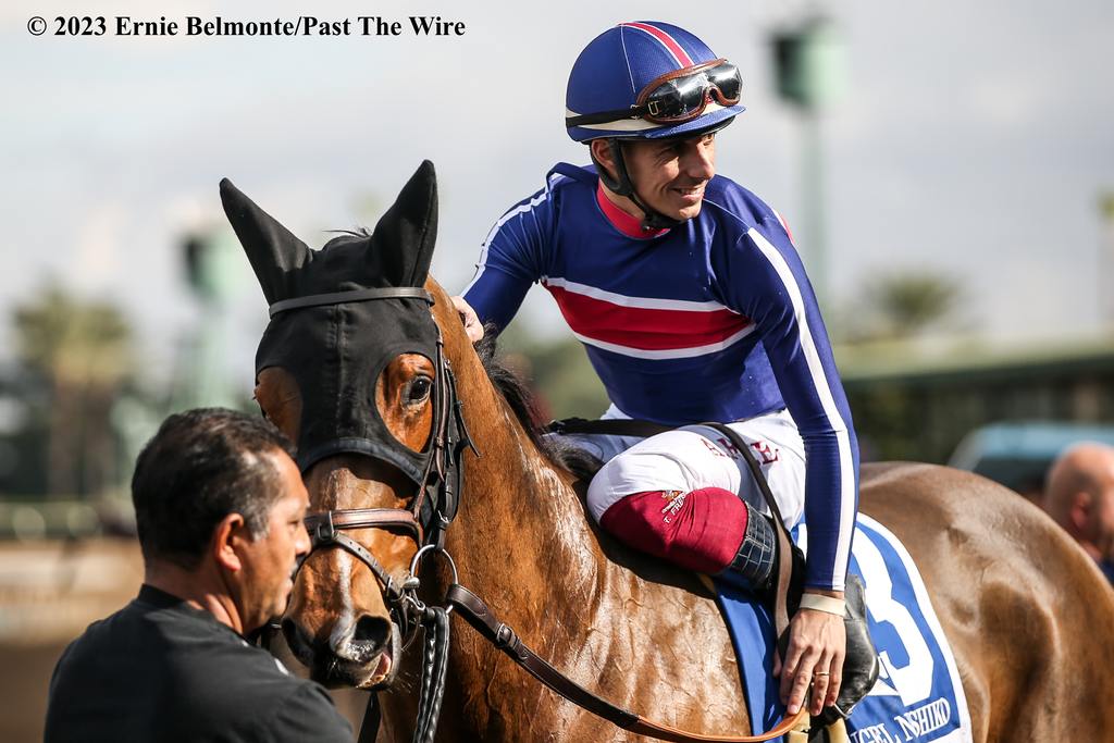 Antonio Fresu aboard Angel Nadeshiko. (Ernie Belmonte/Past The Wire)