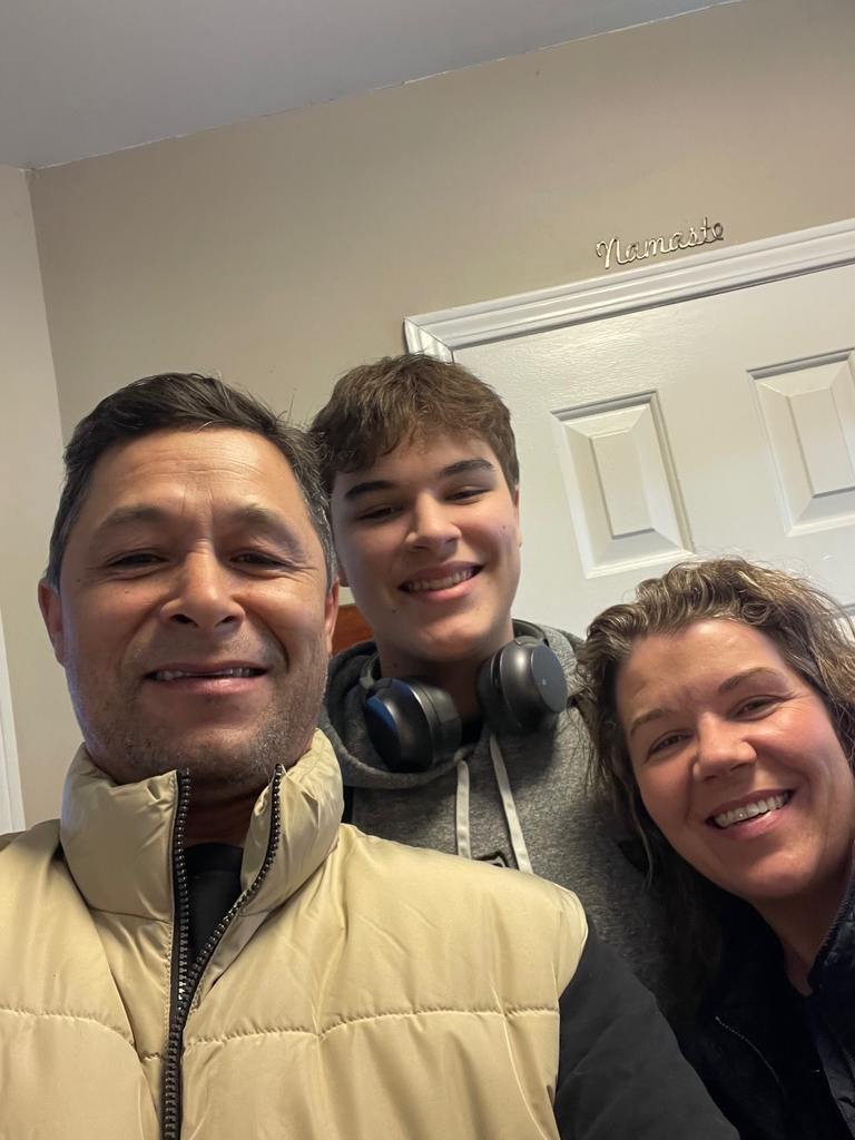 Harold, his son Jacob, and his wife Jessie. (photo courtesy of Harold Ladouceur)