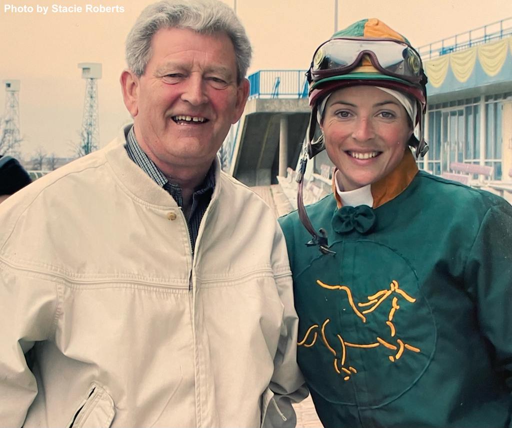 Tommy O'Keefe and Chantal Sutherland at Woodbine (Photo by Stacie Roberts)