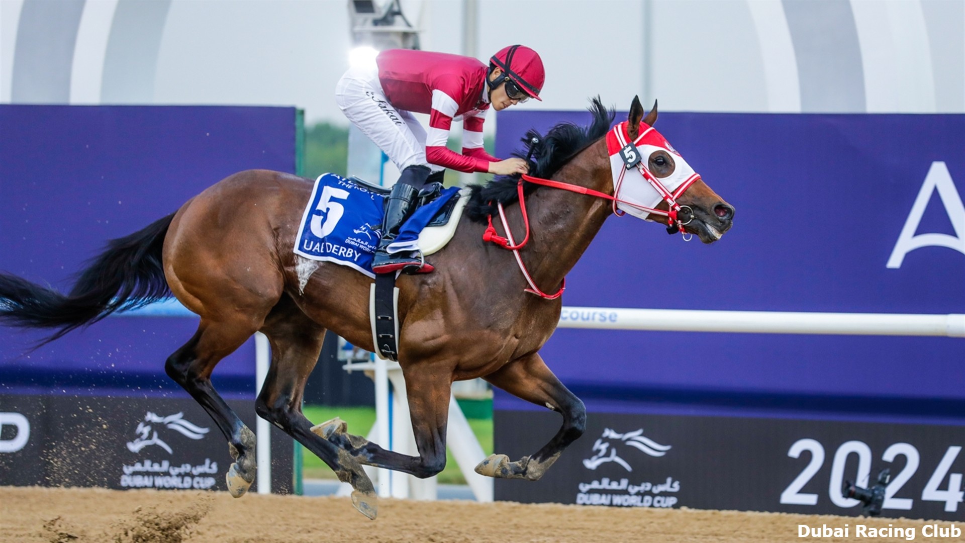 Forever Young Pulls Clear in G2 UAE Derby Past The Wire