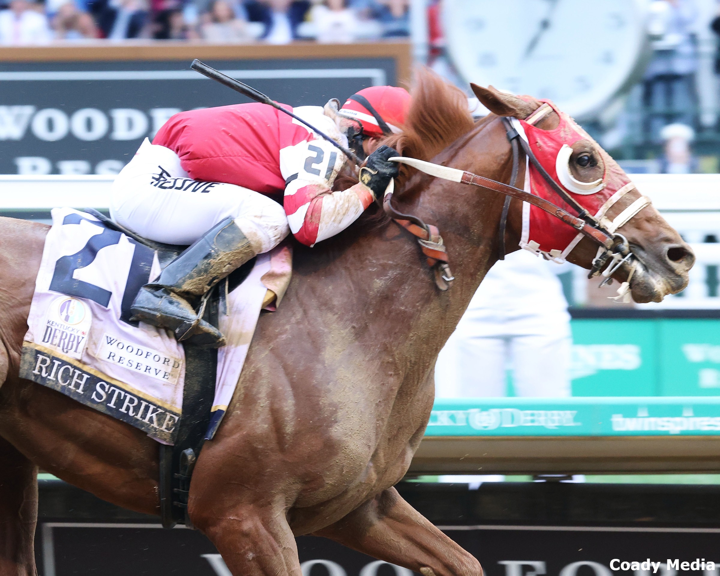 Rich Strike on the Work Tab at Saratoga - Past The Wire