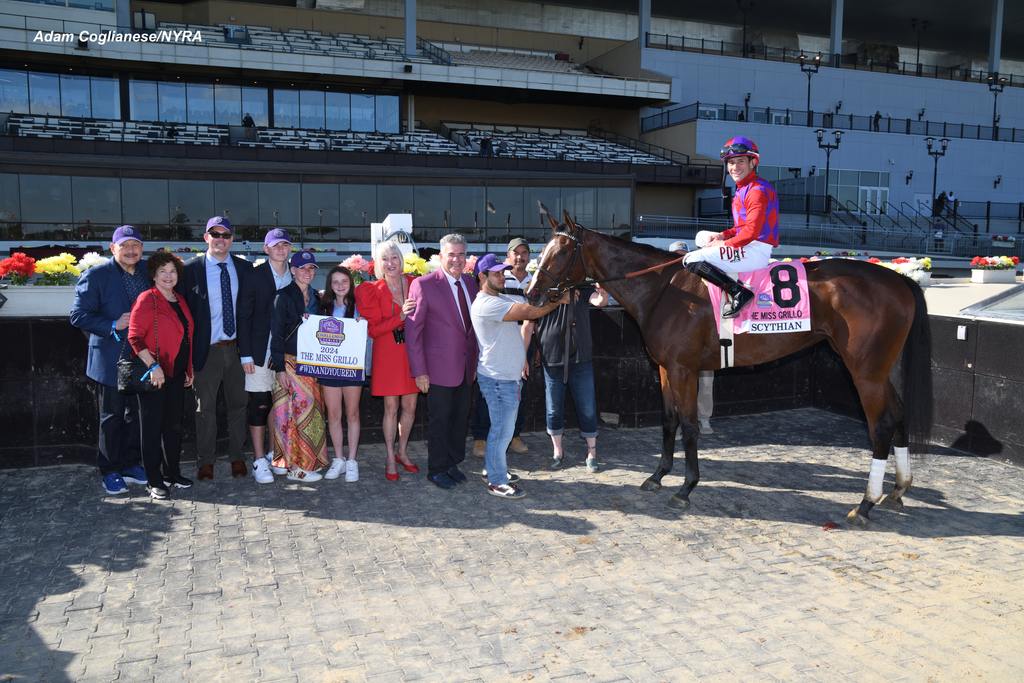 Happy horse, happy connections. (Adam Coglianese/NYRA)