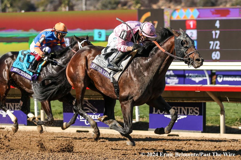 Sierra Leone gets it done when it counts the most winning the Breeders' Cup Classic for Chad Brown under Flavien Prat at Del Mar, Ernie Belmonte, Past the Wire