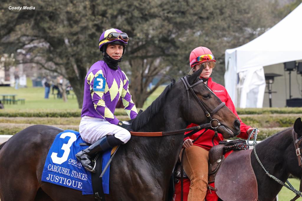 Jockey Jose Ortiz won four races on the day including two stakes. (Coady Media)