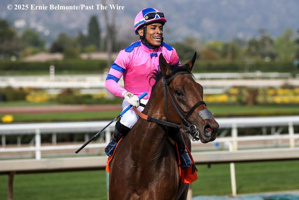 Prancingthruparis with Armando Ayuso up. (Ernie Belmonte/Past The Wire)