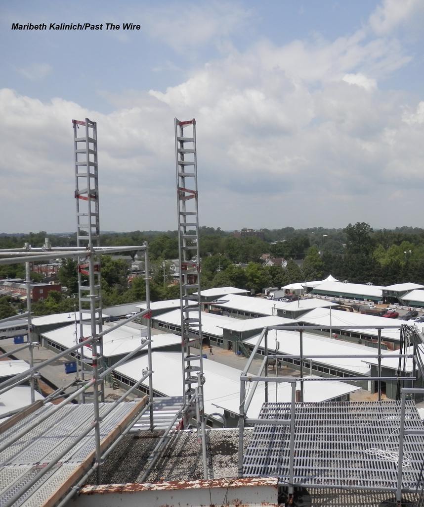 The view from the top of Pimlico (the elevator is in the foreground). (Maribeth Kalinich/Past The Wire)