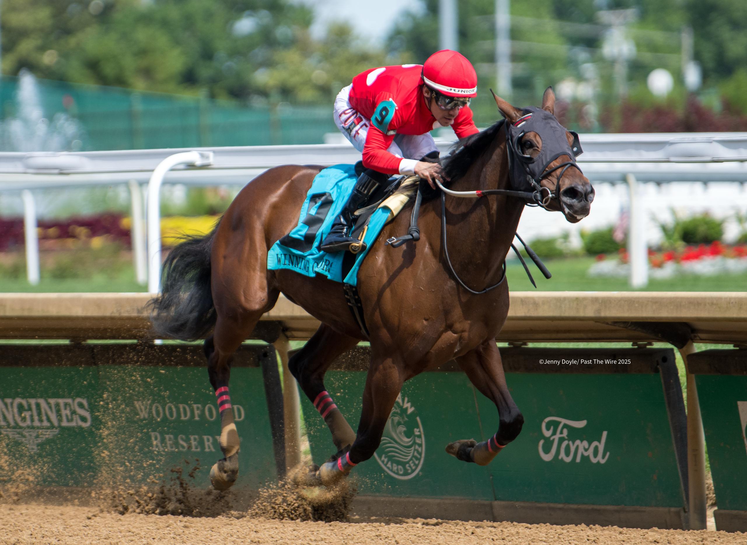 Two Sharp Zips To Victory In G3 Winning Colors - Past The Wire