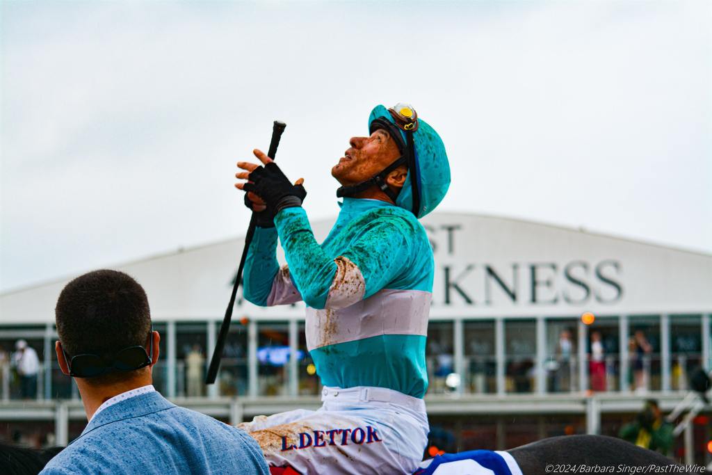 This time last year Frankie Dettori was scoring his first victory at Historic Pimlico in the Dinner Party aboard Balnikhov (IRE). (Barbara Singer/Past The Wire)