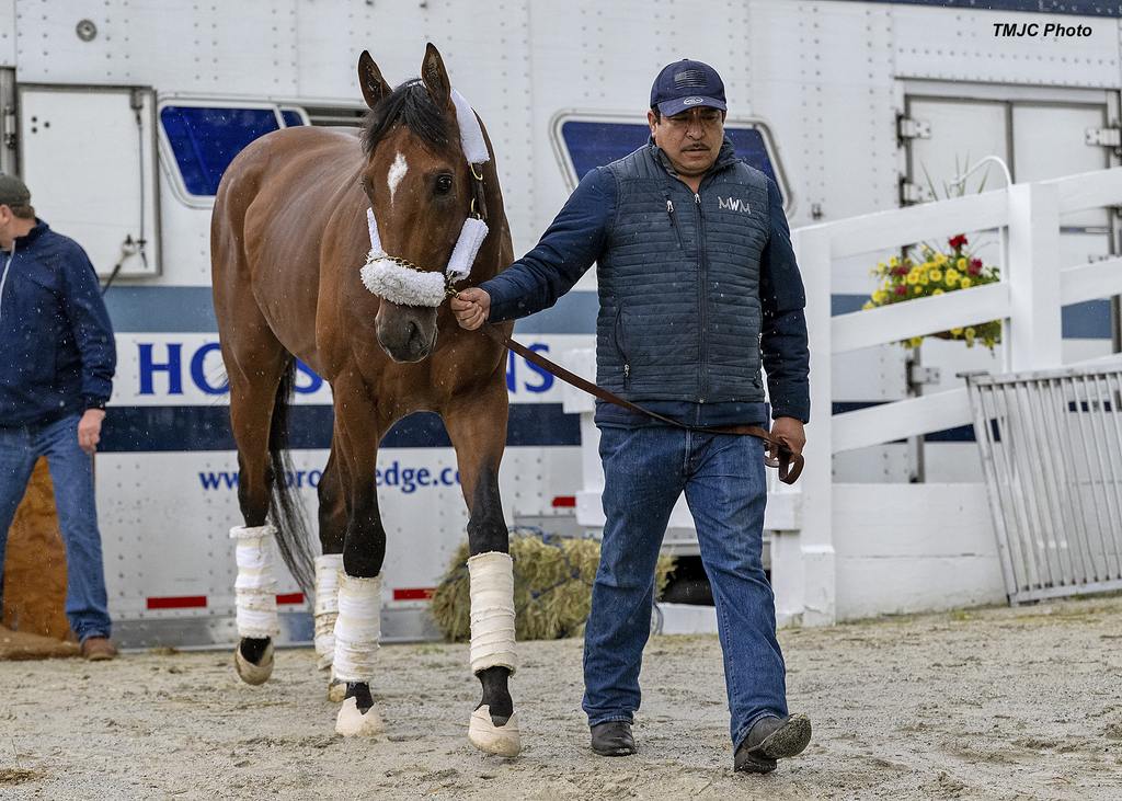 Journalism arrived at Pimlico. (TMJC Photo)