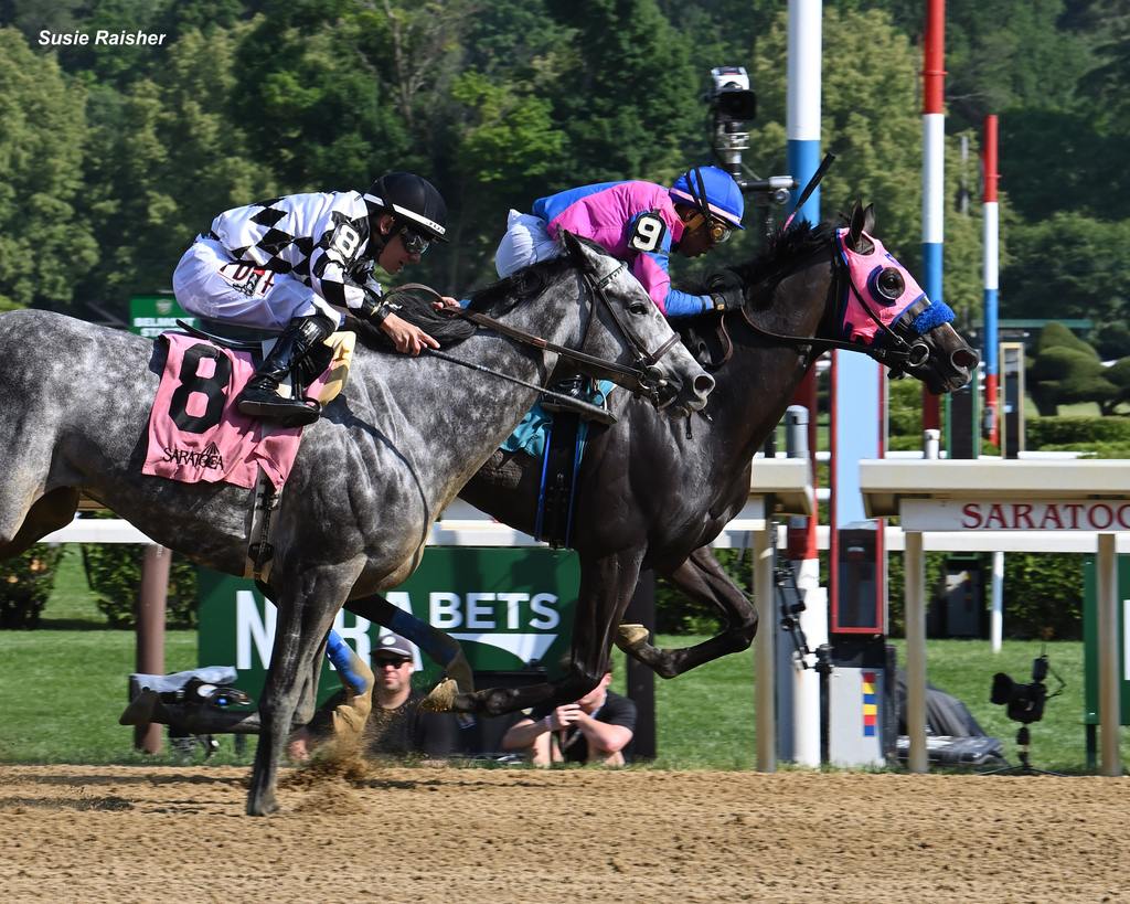 Bernietakescharge did just that from the outermost post 7 under Romero Maragh. (Susie Raisher)