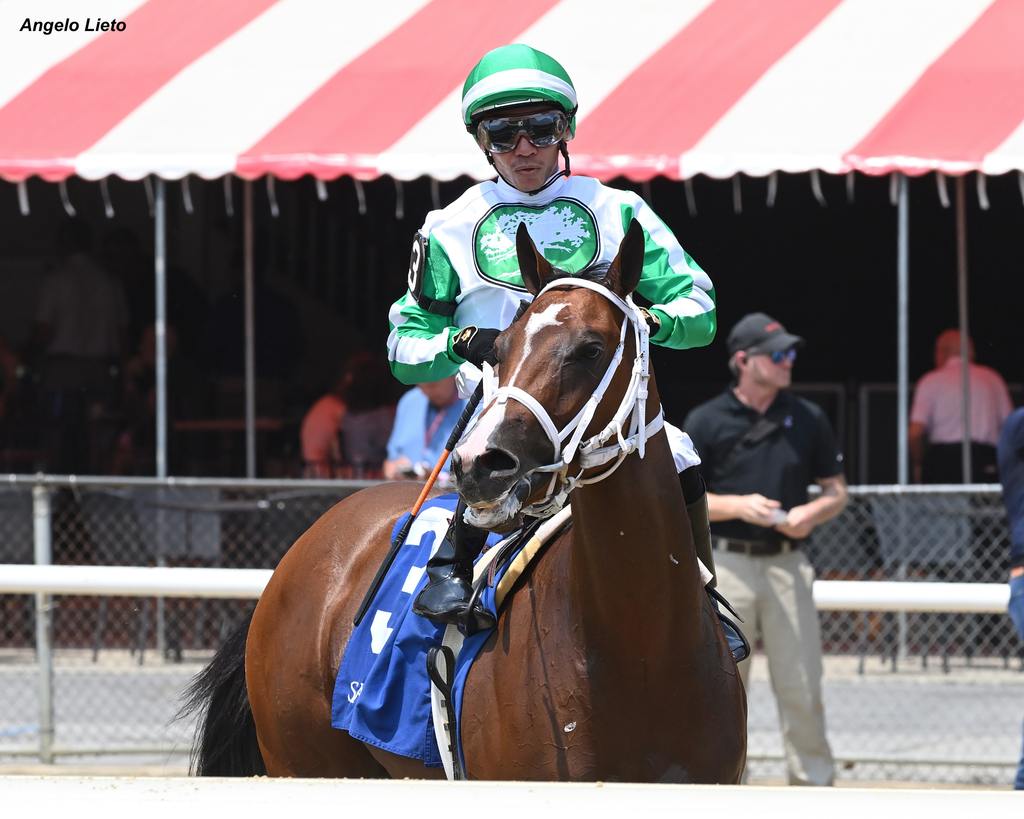 Emisael Jaramillo aboard Mythical. (Angelo Lieto)
