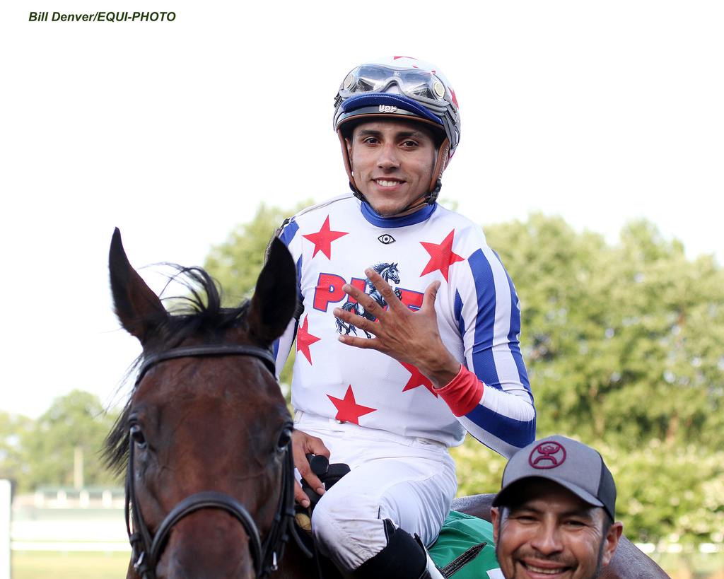 Samuel Marin scored five on the day. (Bill Denver/ EQUI-PHOTO)
