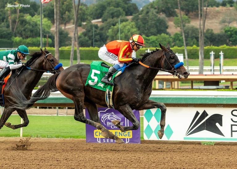 Outlasts Odds-On Favorite Full Serrano. (Benoit Photo)