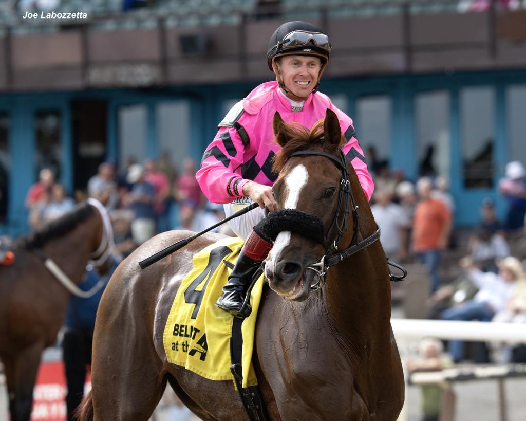 Happy horse, happy rider. (Joe Labozzetta)