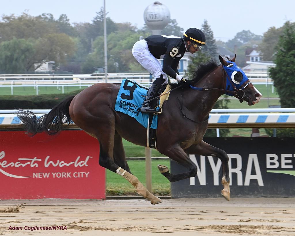 Supreme Good takes Race 4. (Adam Coglianese/NYRA)