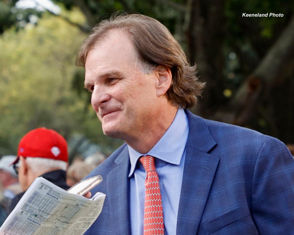 Owner Robert Bonnie of Bonnie Rye Stables. (Keeneland Photo)