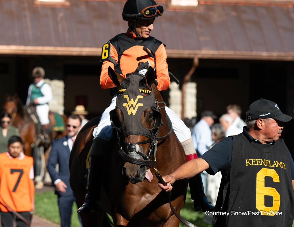 Velazquez savoring the victory. (Courtney Snow/Past The Wire)