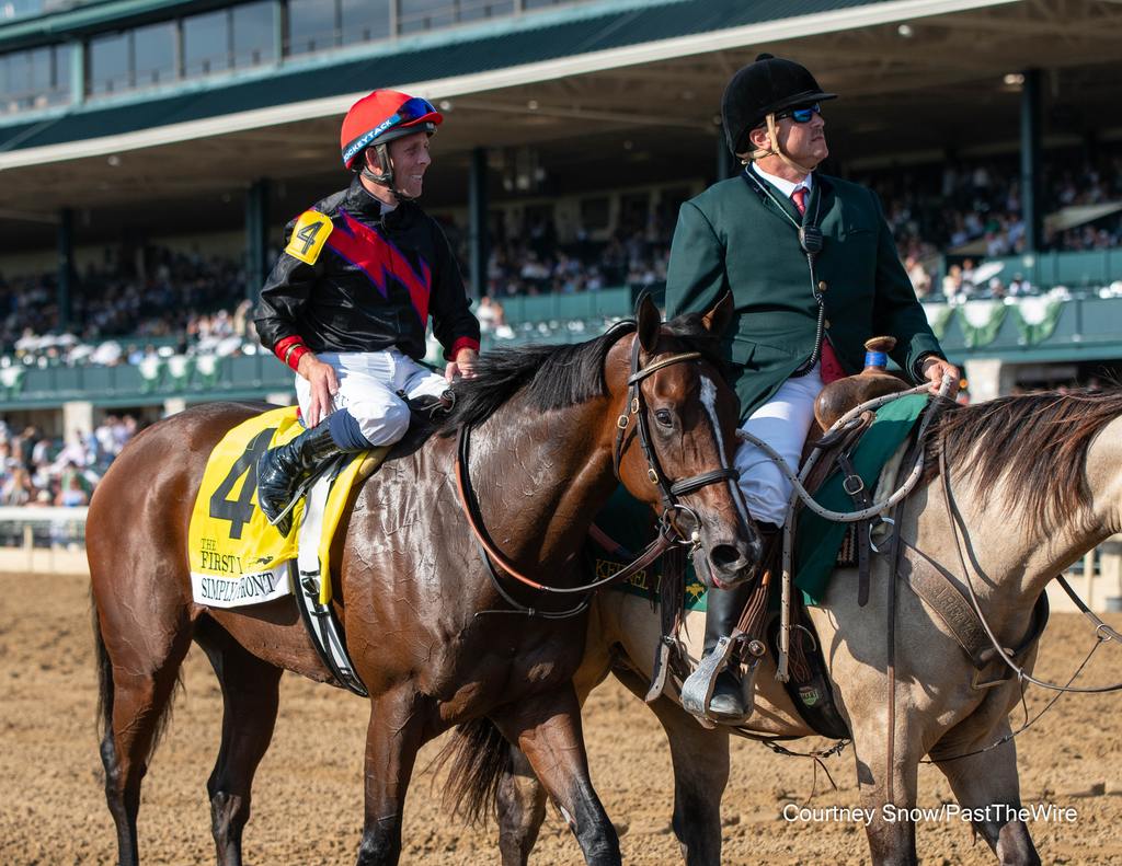 Ben Curtis after winning his first Grade 1 win. (Courtney Snow/Past The Wire)