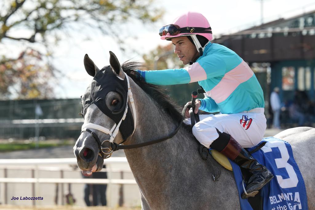 Jaime Rodriguez and My World enjoy their victory. (Joe Labozzetta)