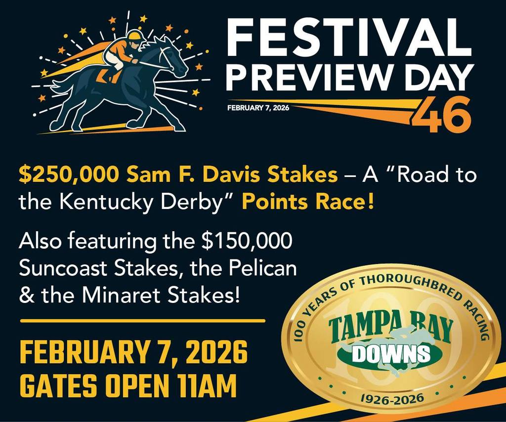 TB: Tampa Bay Downs Square Ad (ad)