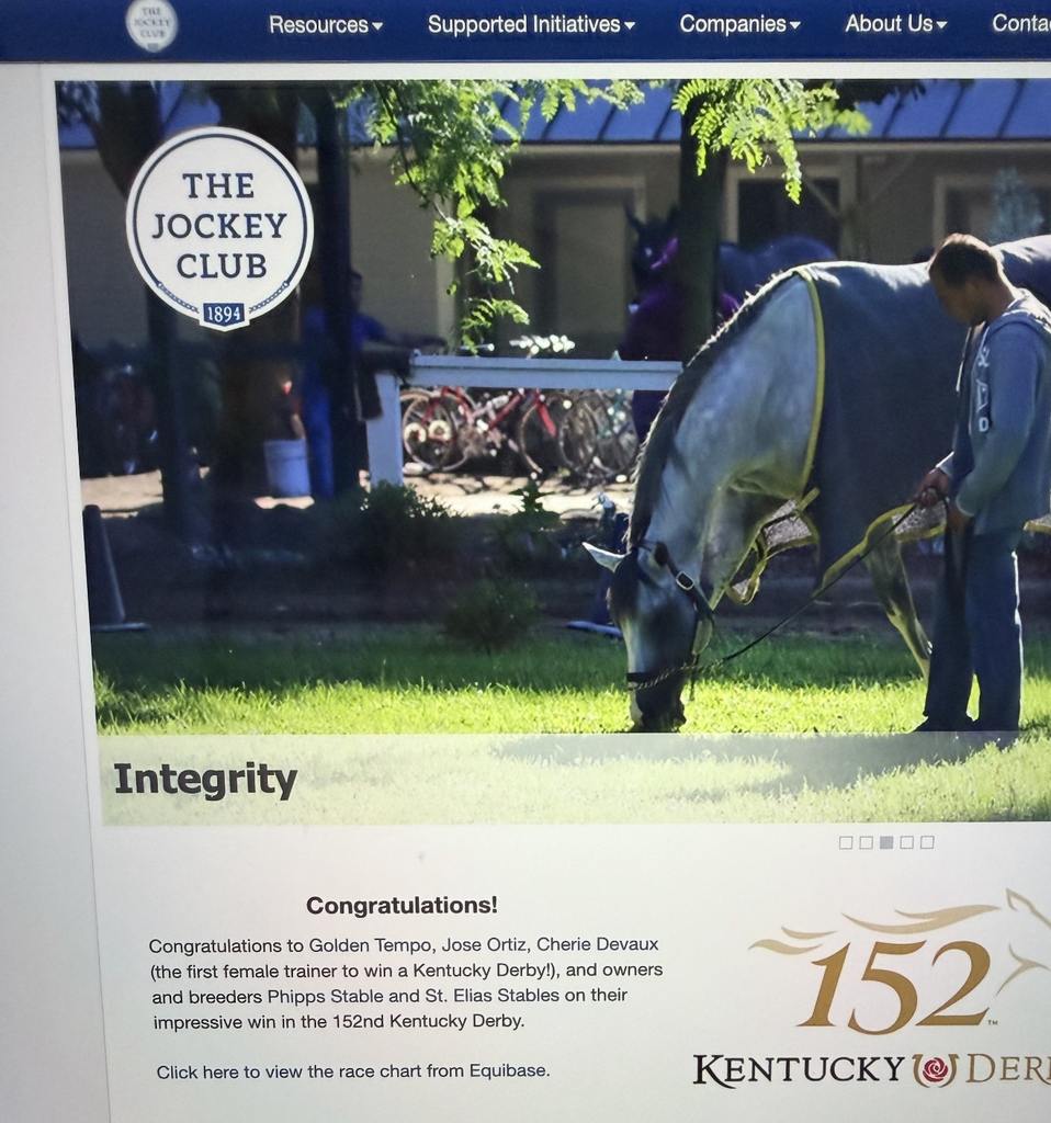 "The Jockey Club website May 10th, 2026"