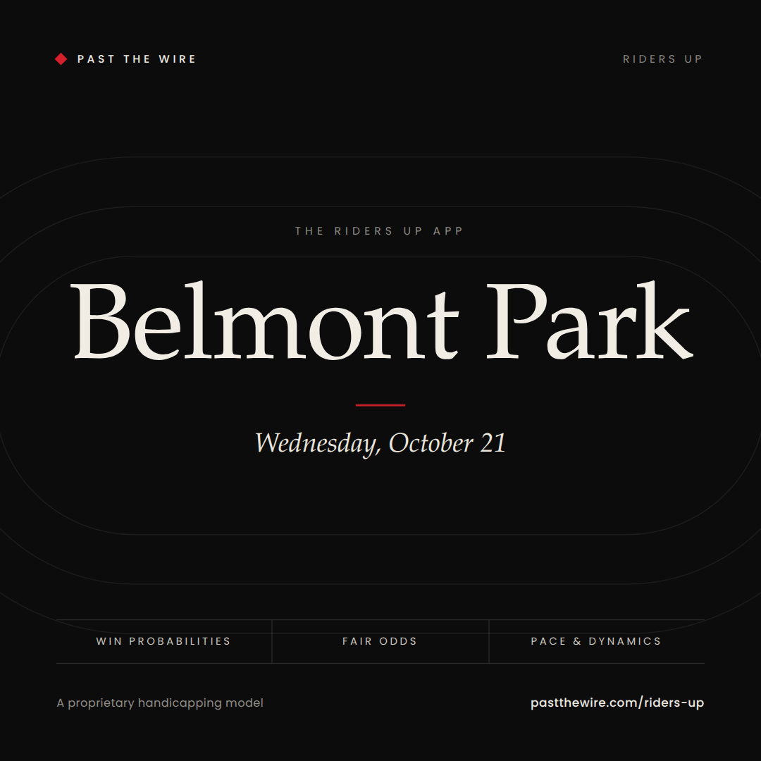 Belmont Park – Wednesday, October 21